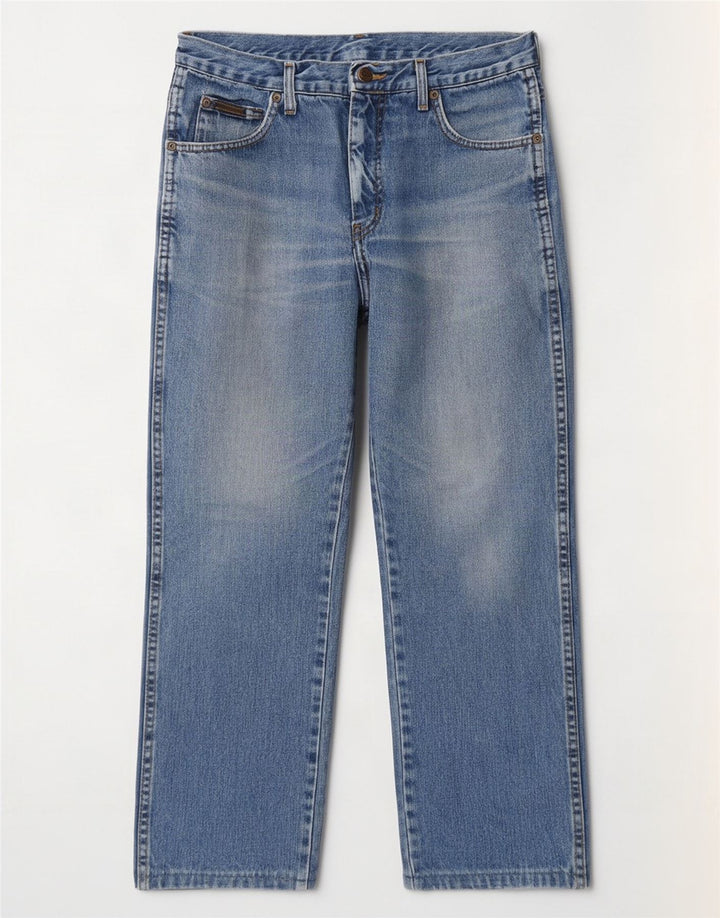Мужские прямые джинсы Wrangler Texas W32 L27, синий хлопок