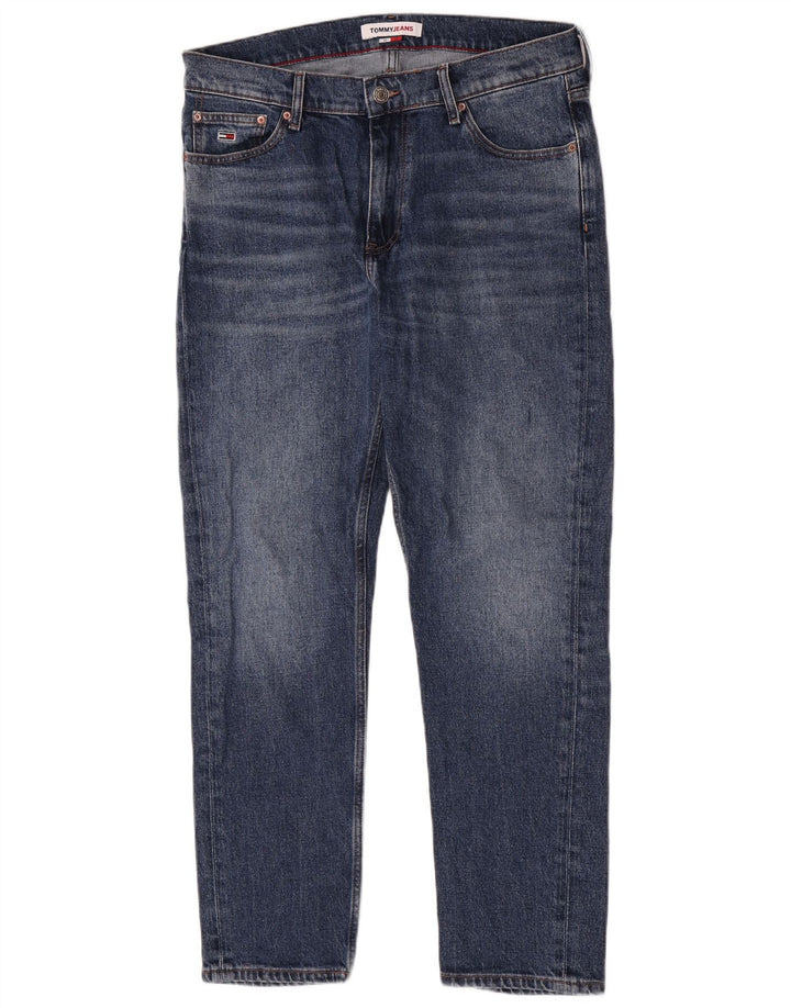 Мужские узкие джинсы Tommy Hilfiger W32 L29, синие, хлопок
