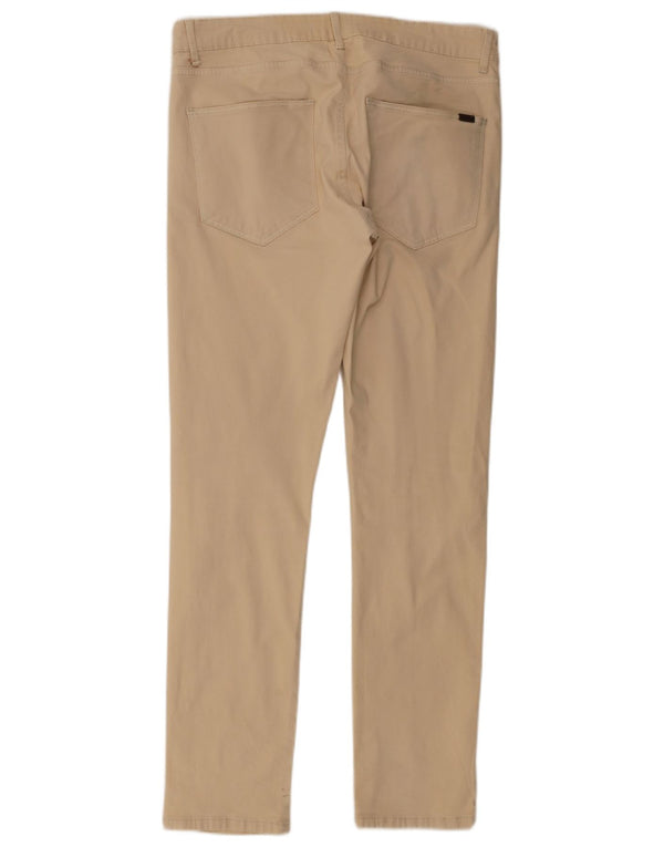 Мужские повседневные узкие брюки Zara EU 44, большие W34 L32, бежевый хлопок