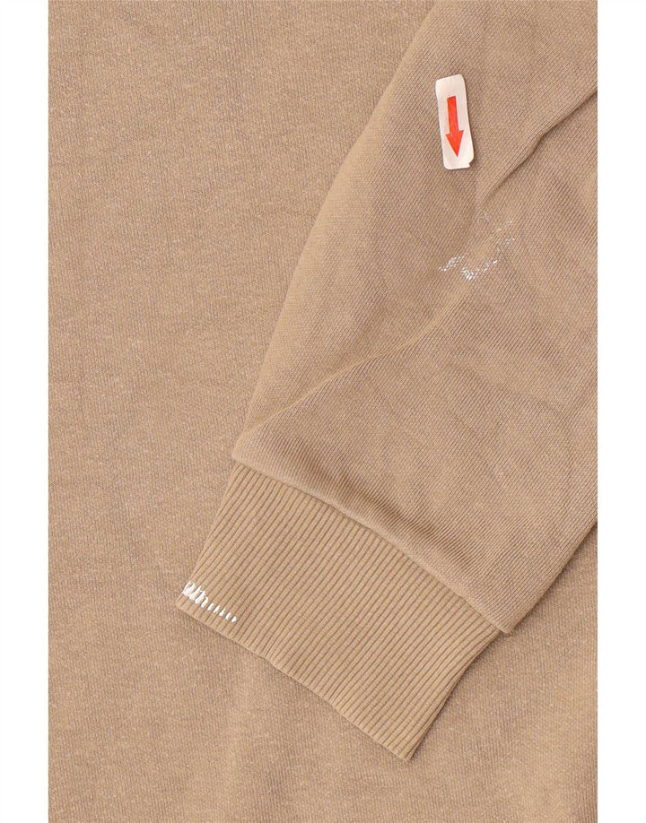 Мужской свитшот Zara, хлопковый джемпер среднего бежевого цвета