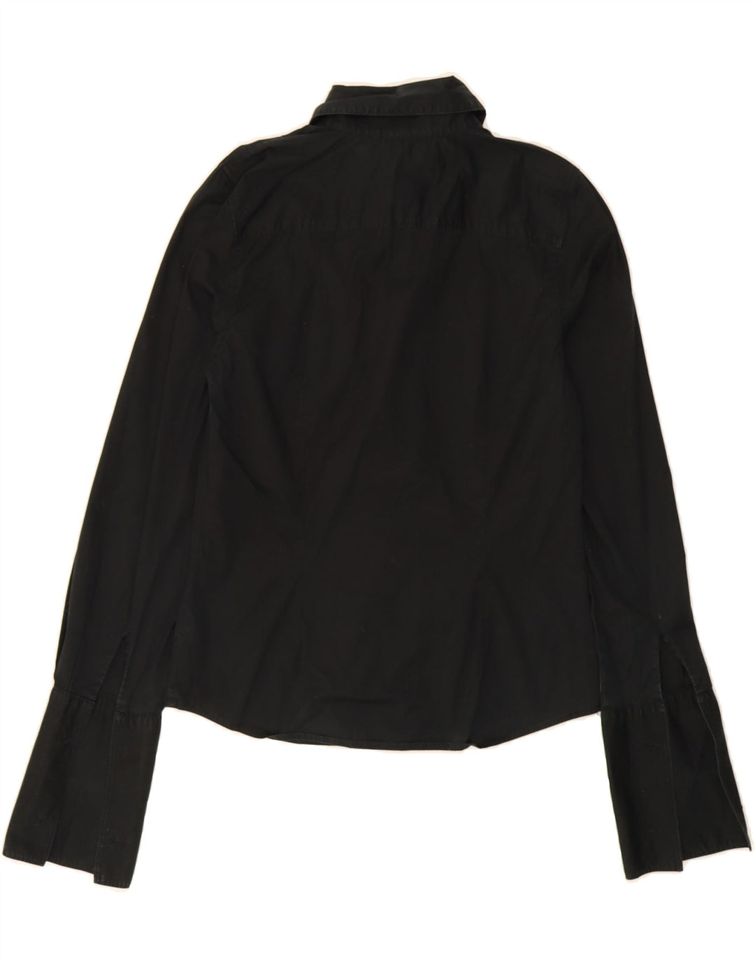 TOMMY HILFIGER Womens Formal Shirt US 8 Medium Black Cotton Vintage Tommy Hilfiger and Second-Hand Tommy Hilfiger from Messina Hembry 