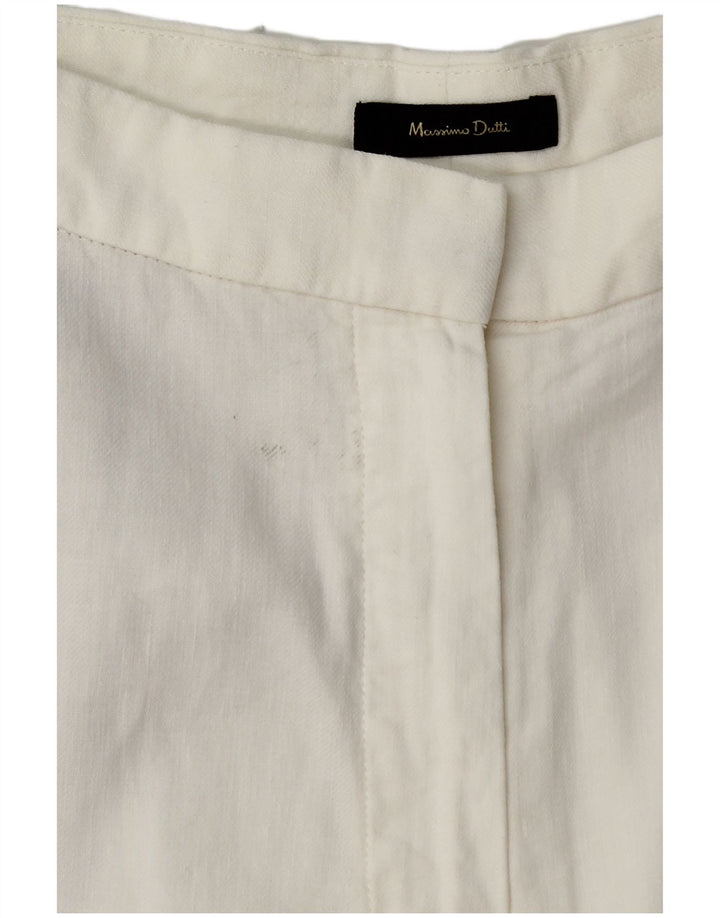 MASSIMO DUTTI Женские зауженные брюки-чиносы EU 40 Medium W30 L27 Белые