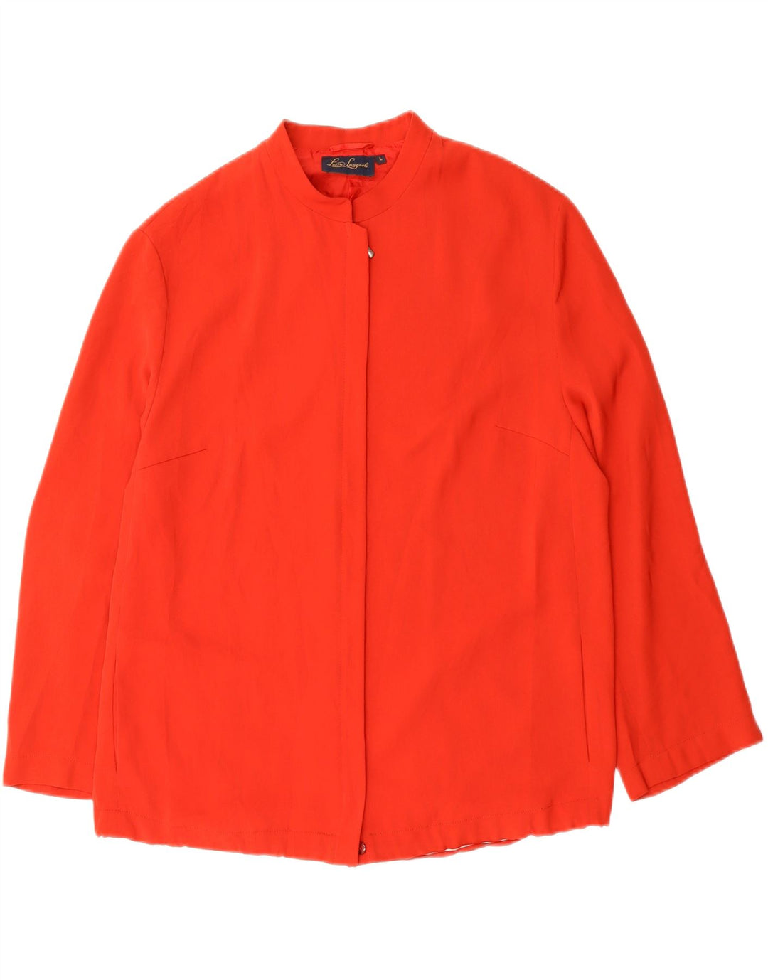 LUISA SPAGNOLI Womens Blazer Jacket UK 16 Large Red Polyester Vintage Luisa Spagnoli and Second-Hand Luisa Spagnoli from Messina Hembry 