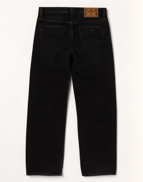 Мужские прямые джинсы Armani W38 L30 темно-синие, хлопок