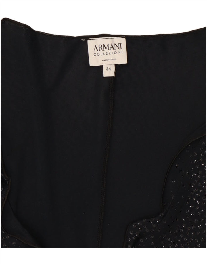 Женская блузка с длинным рукавом Armani Top IT 44 Medium Black Spotted
