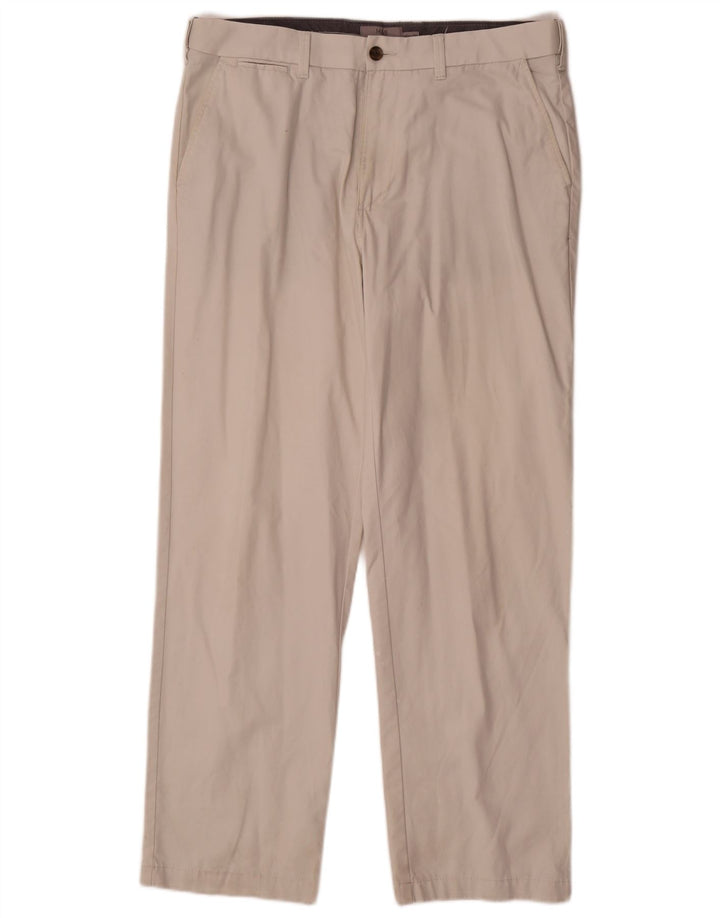 Мужские прямые брюки-чиносы Marks & Spencer W36 L31 Off White