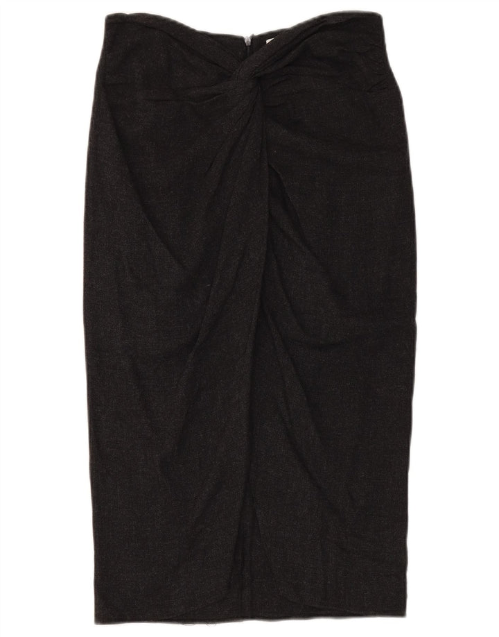 Женская юбка-карандаш Zara Medium W30 Черная вискоза