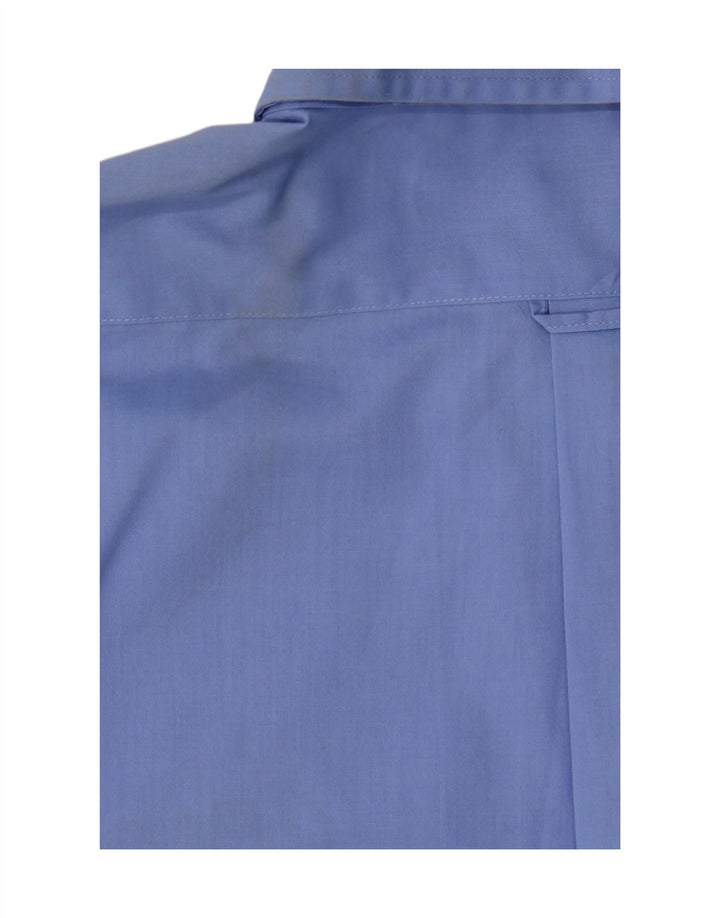 IZOD Mens Regular Fit Shirt Size 17 1/2 XL Blue Cotton Vintage Izod and Second-Hand Izod from Messina Hembry 