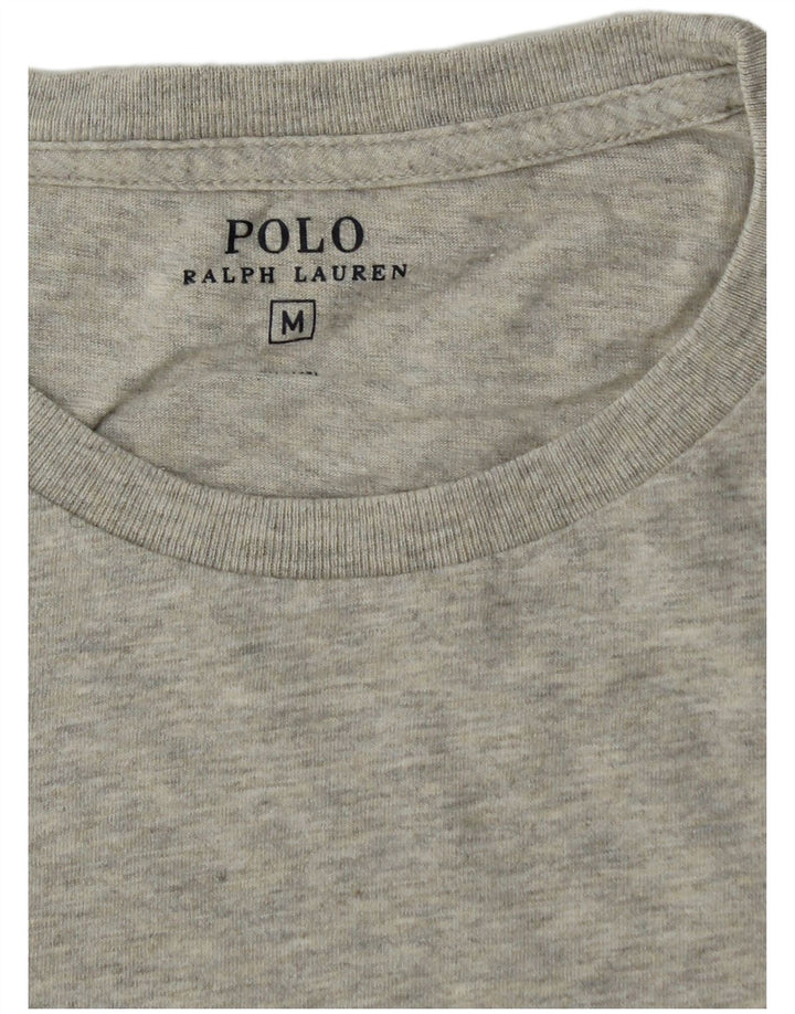Мужская футболка Polo Ralph Lauren, средний серый в крапинку