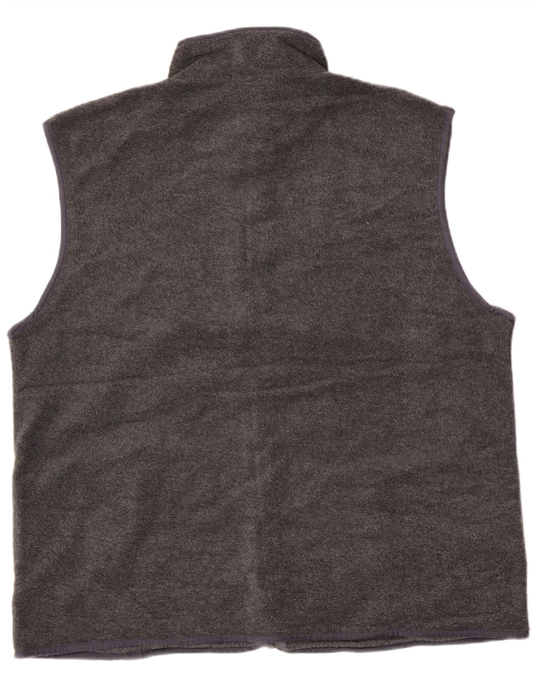 Винтажный мужской флисовый жилет UK 42 XL, серый полиэстер