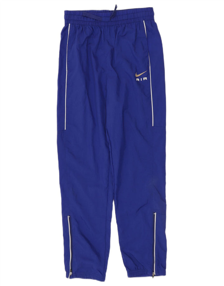 NIKE Boys Graphic Full Tracksuit 13-14 Years XL Blue Nylon