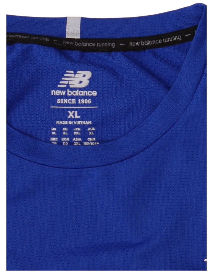 Мужская футболка NEW BALANCE Top XL синяя
