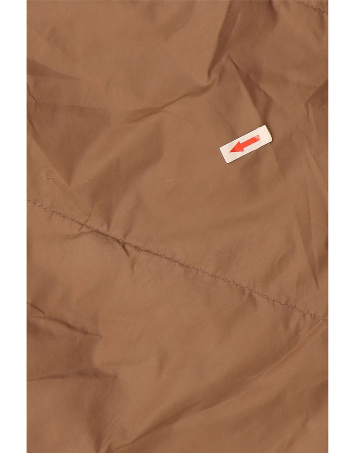 Женское пуховое пальто оверсайз с капюшоном Zara UK 10, маленький бежевый