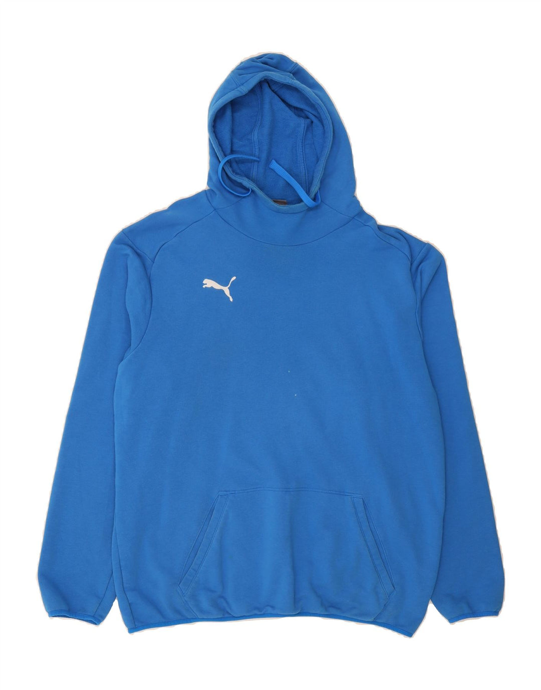 PUMA Mens Hoodie Jumper XL Blue Cotton Vintage Puma and Second-Hand Puma from Messina Hembry 