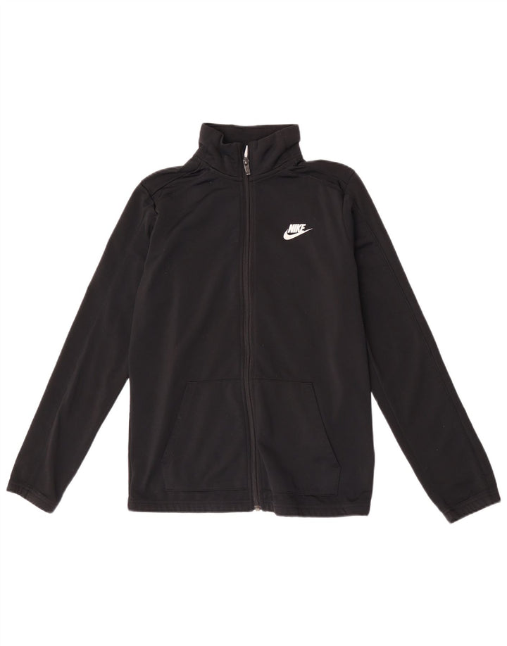 Спортивный костюм Nike для мальчиков, верхняя куртка 13–14 лет, XL, черный полиэстер