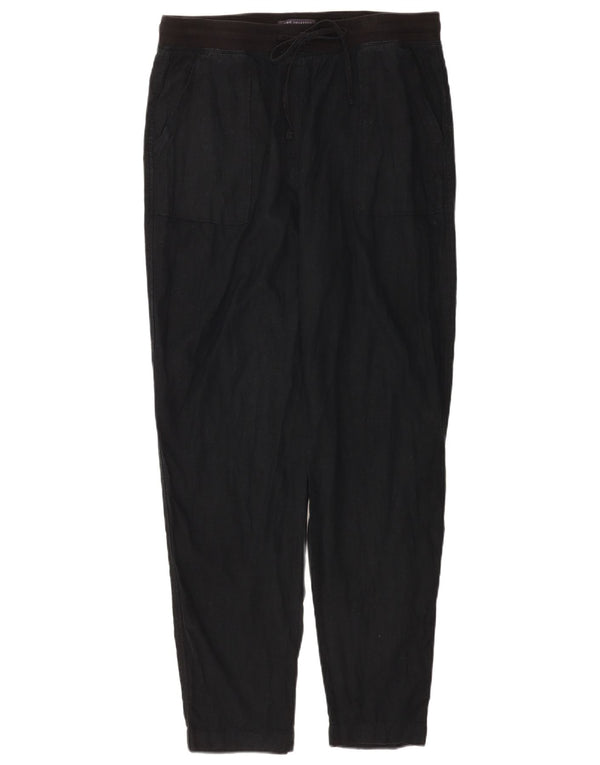 Женские зауженные брюки-чиносы Marks & Spencer UK 14, большие W34 L30, черные