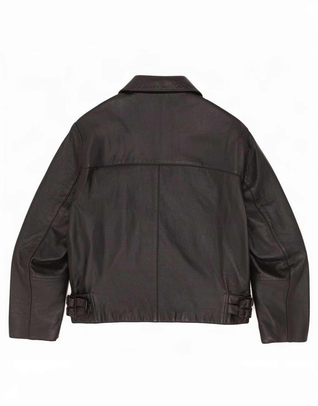 Винтажная мужская кожаная куртка UK 42 XL, черная