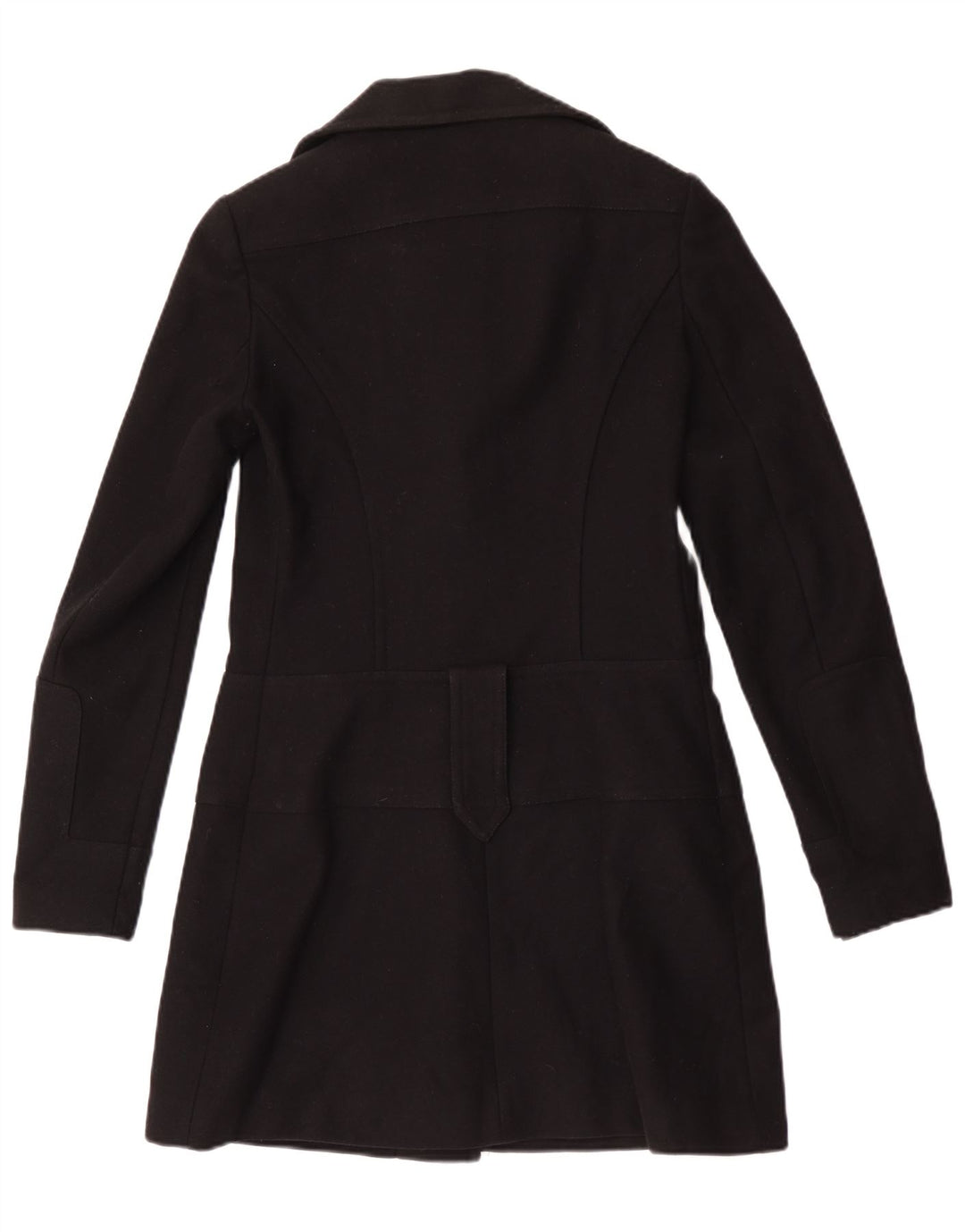 Женское пальто Guess UK 12, среднее, черное, шерстяное