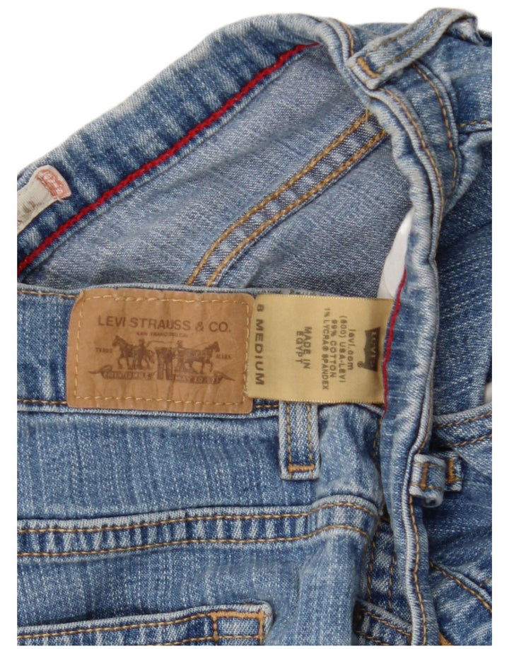 Женские прямые джинсы Levi's 550 США 8, средние W30 L31, синие, хлопок