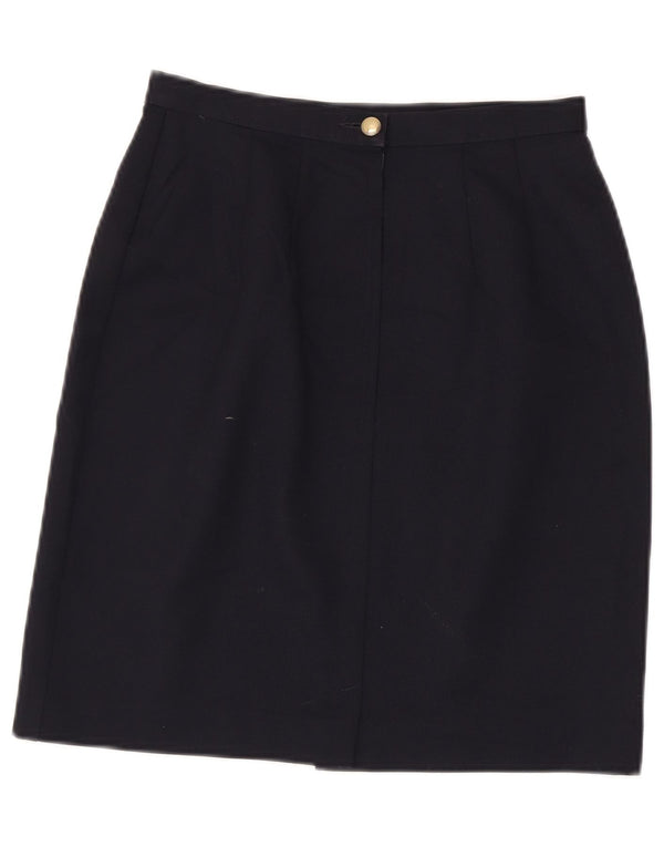 Женская юбка-карандаш Marks & Spencer St. Michael UK 10, маленькая W26, темно-синяя