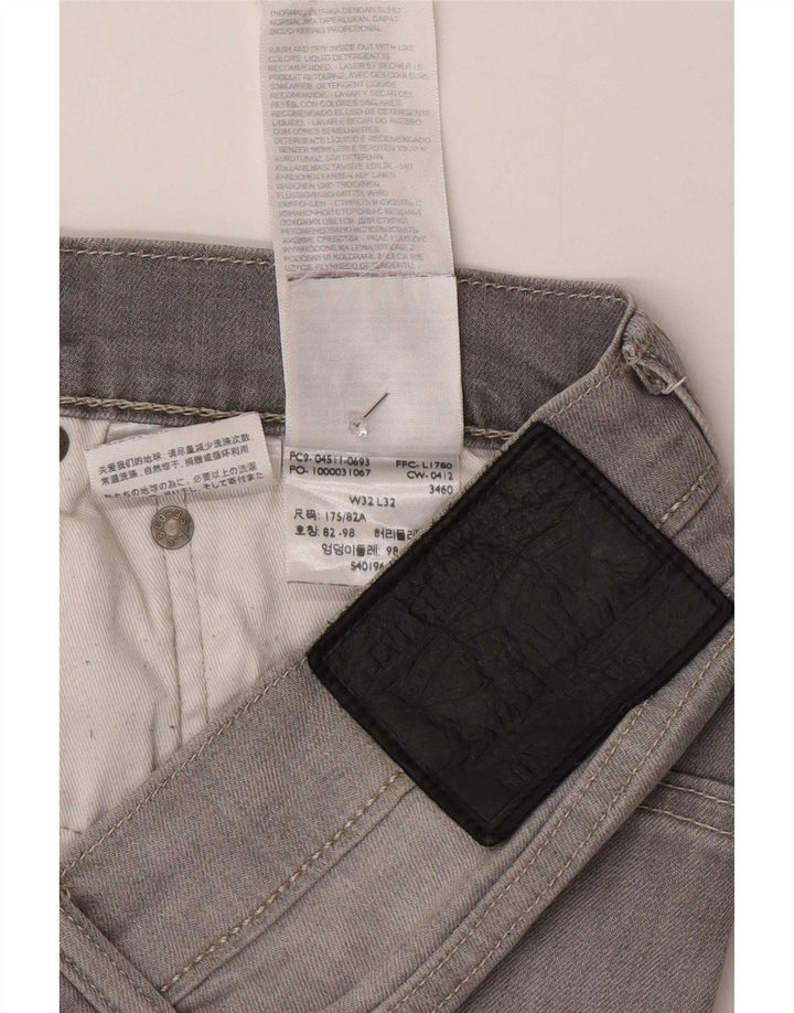 Мужские джинсы Levi's 511 Slim W32 L32 Серые хлопковые