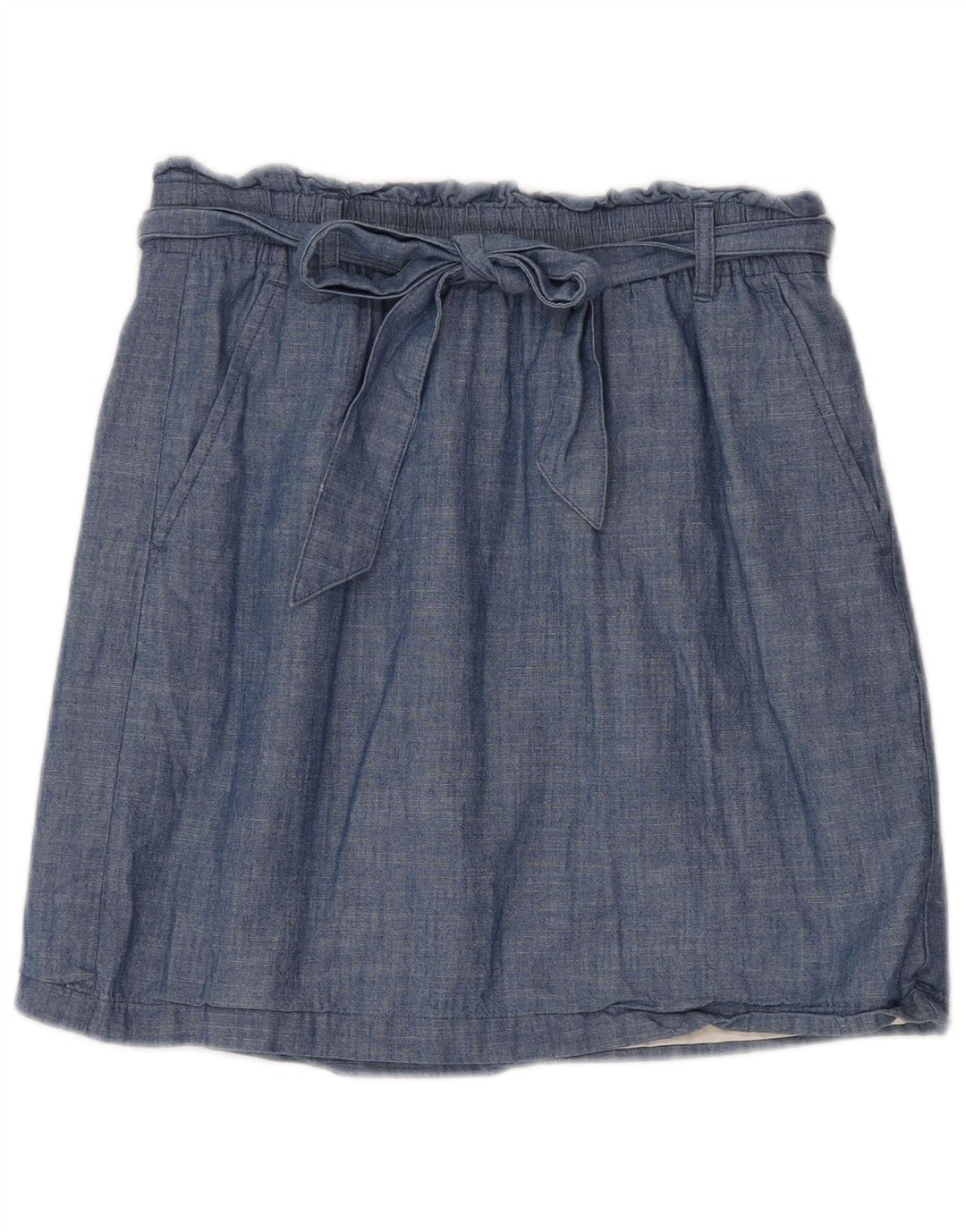 Женская юбка-трапеция J. Crew, маленькая, W30, синяя, хлопок