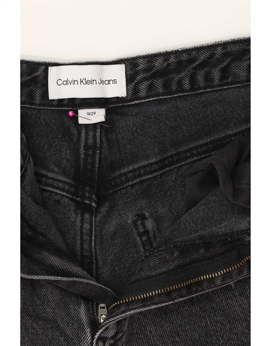 Женские прямые джинсы Calvin Klein W29 L31 Серые