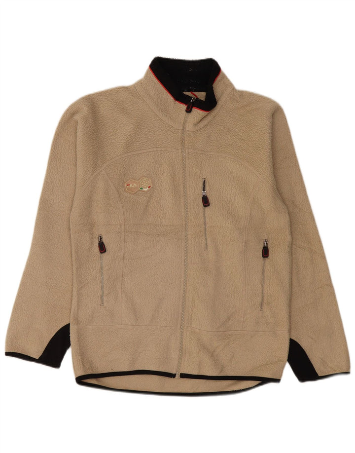Мужская флисовая куртка FILA UK 38 Medium Beige Colourblock