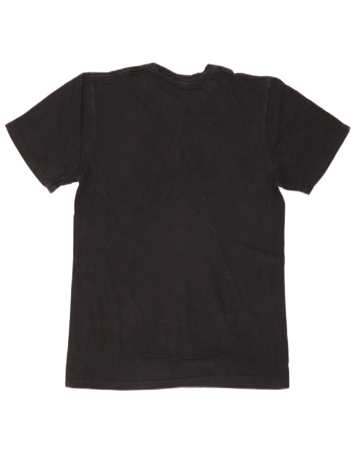 Мужская футболка с рисунком Chicago Bulls MITCHELL & NESS, маленький черный хлопковый топ