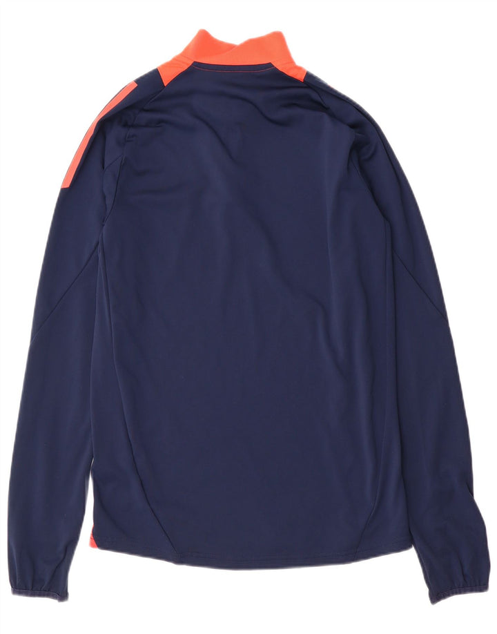 Пуловер спортивный костюм ADIDAS для мальчиков Manchester United, топ 15-16 лет, темно-синий