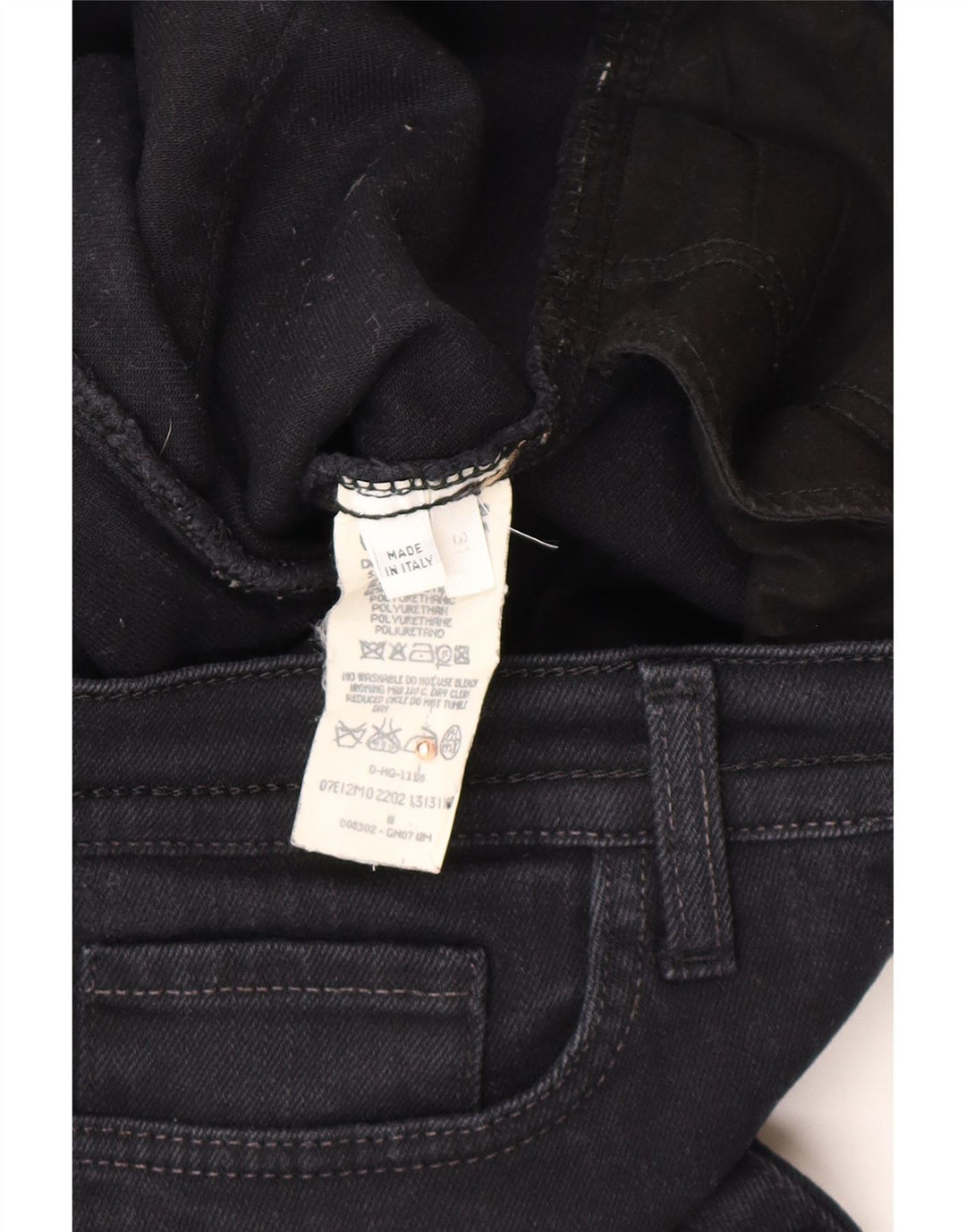 ICEBERG Женские прямые джинсы с низкой талией W31 L30 Темно-синий хлопок