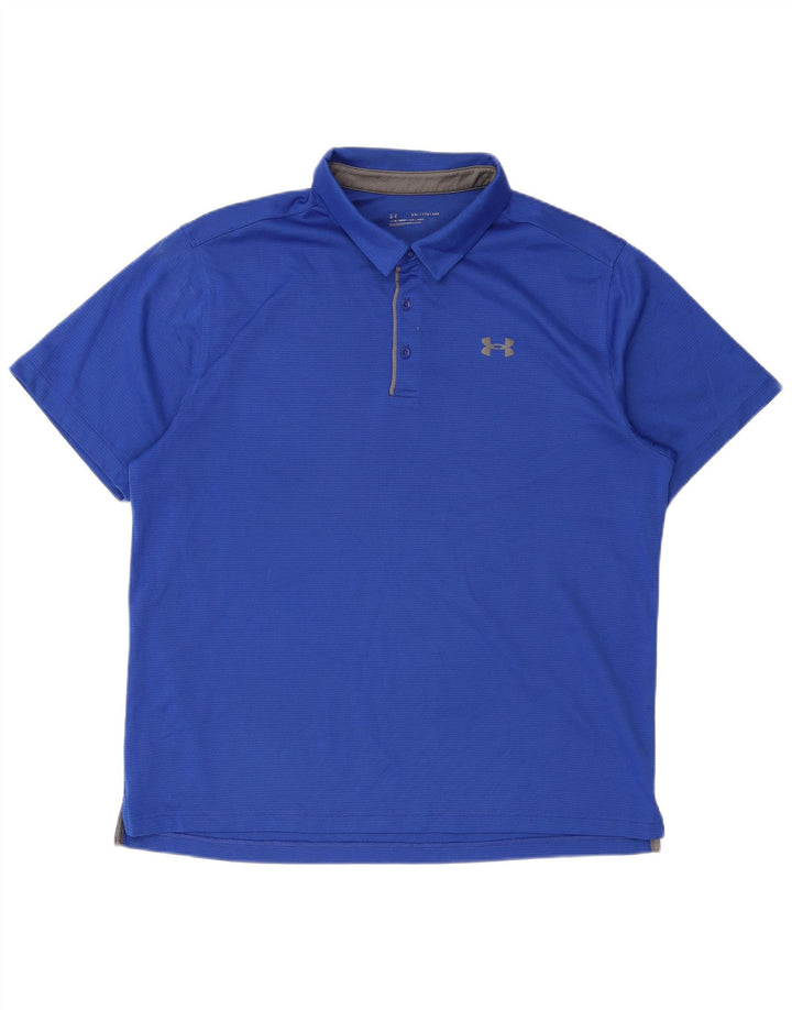 Мужская рубашка поло UNDER ARMOR 2XL синяя