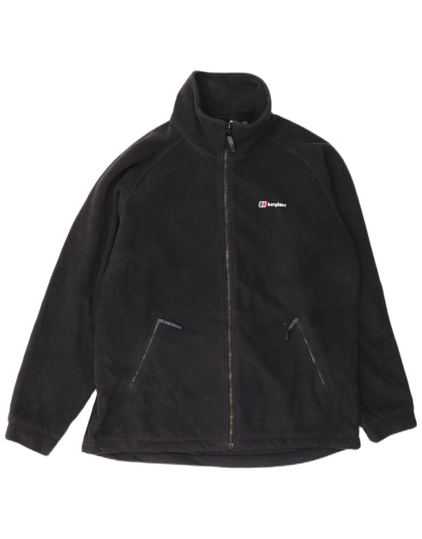 Мужская флисовая куртка Berghaus UK 40, большая черная, полиэстер