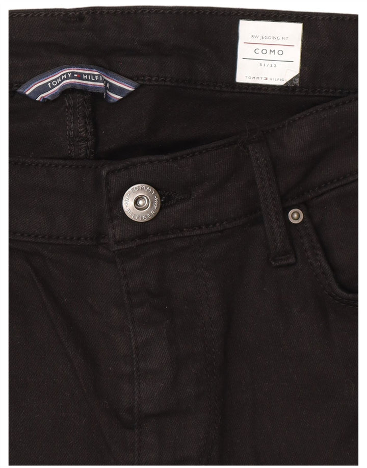 Женские джинсы джеггинсы Tommy Hilfiger Como W31 L32, черный хлопок