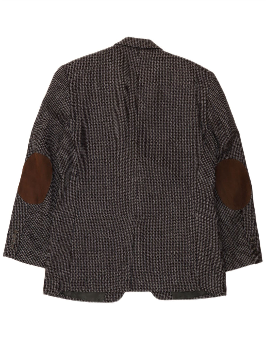 Мужской пиджак Chaps на 2 пуговицах, Великобритания 38, средний серый с узором «гусиные лапки»