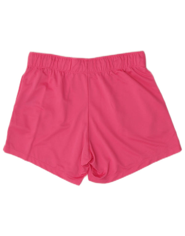 Женские спортивные шорты Nike Dri Fit UK 10, маленькие розовые, полиэстер