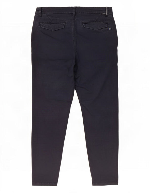Мужские узкие укороченные брюки Zara EU 40 Medium W31 L26 Темно-синие