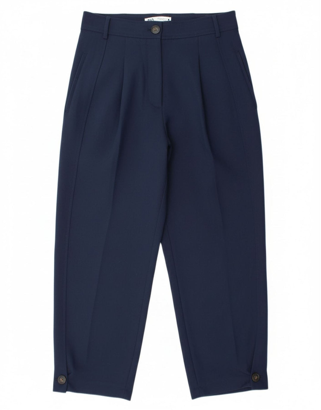 Женские брюки чинос Zara Medium W28 L26 Темно-синий полиэстер