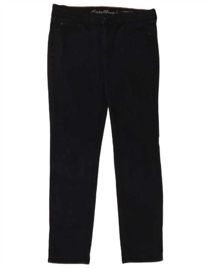 Женские узкие джинсы Eddie Bauer US 6, средние W30 L29, темно-синие, хлопковые