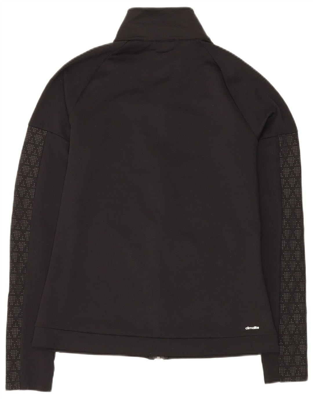 Женский спортивный костюм ADIDAS Climalite, верхняя куртка UK 12, средний черный с геометрическим узором