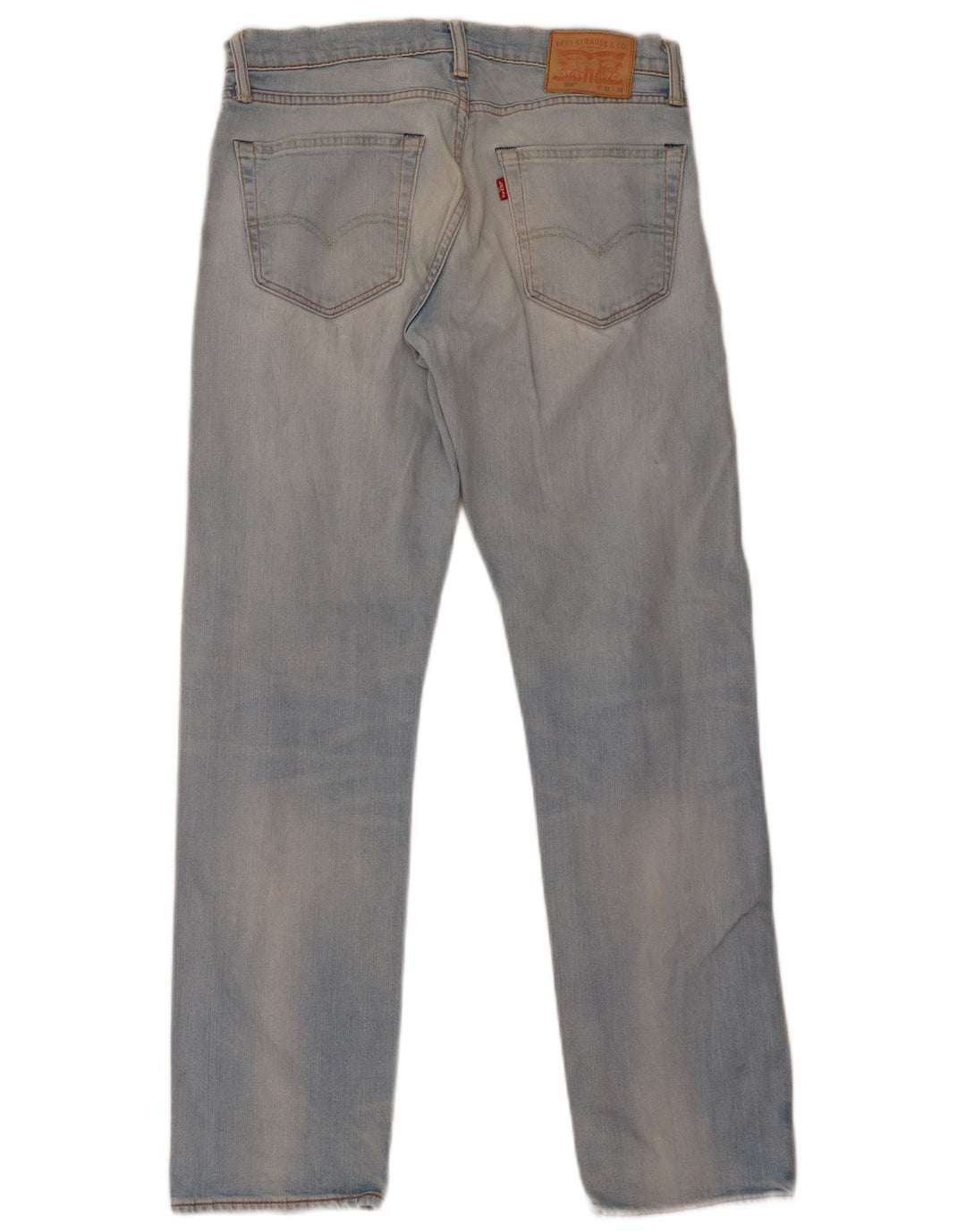 Мужские прямые джинсы Levi's 504 W31 L32 синие, хлопок