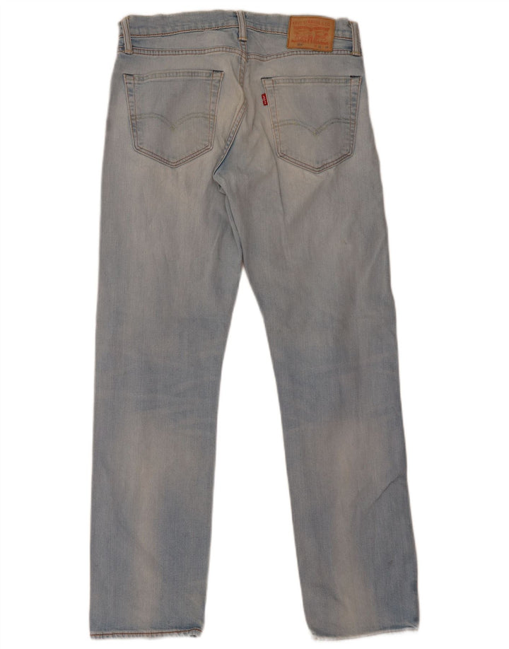 Мужские прямые джинсы Levi's 504 W31 L32 синие, хлопок