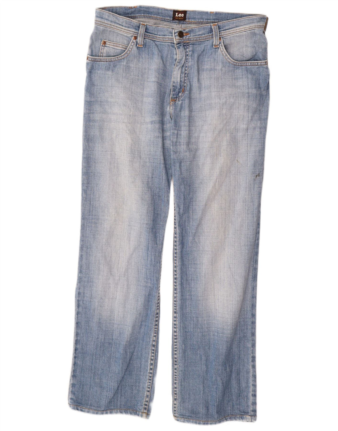 Мужские прямые джинсы Lee Brooklyn W34 L34, синий хлопок