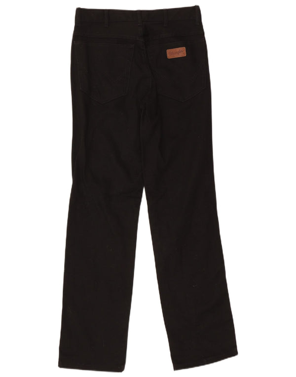 Мужские прямые джинсы Wrangler W30 L31, черный хлопок