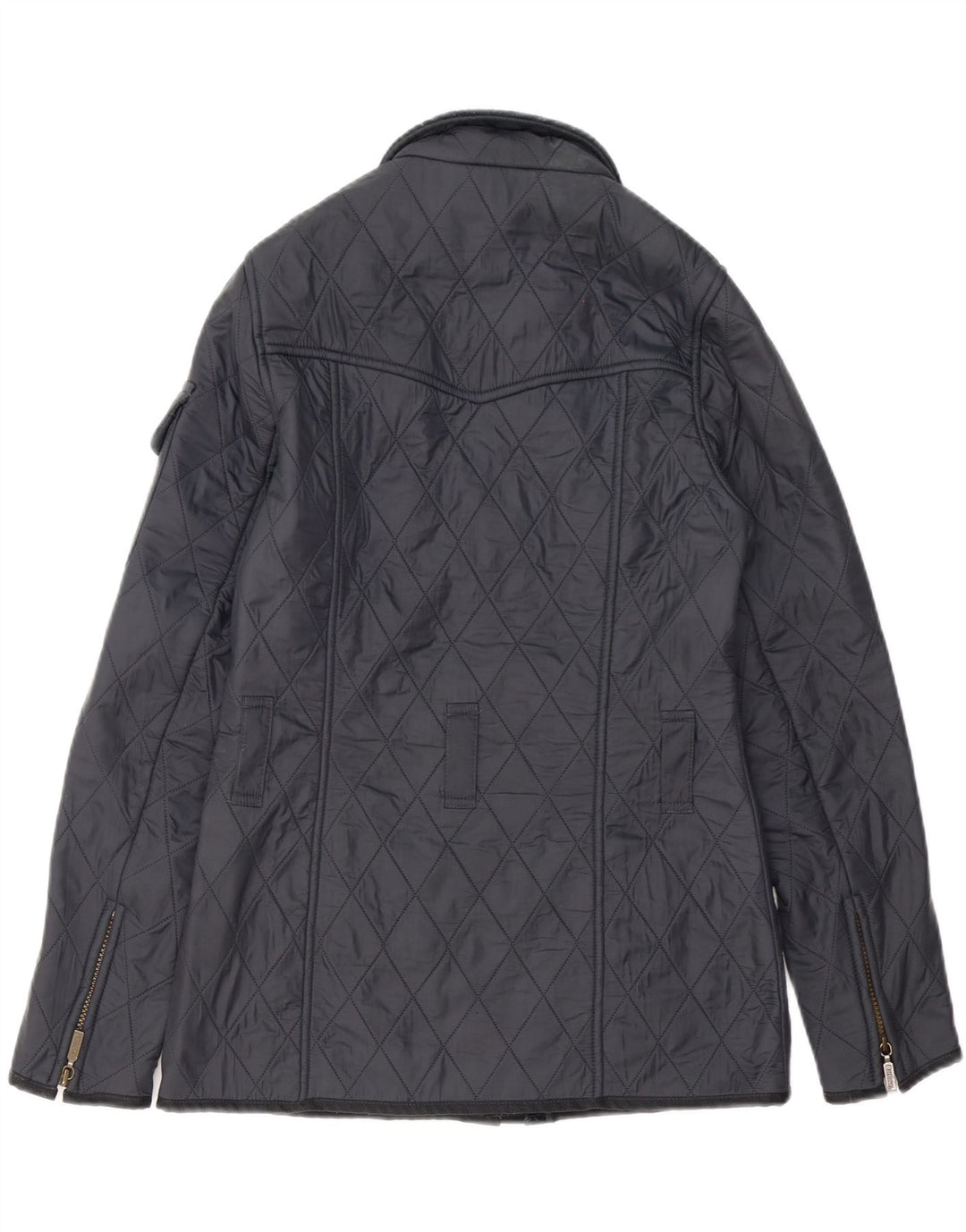 Женская стеганая куртка Barbour UK 8, маленькая, темно-синяя