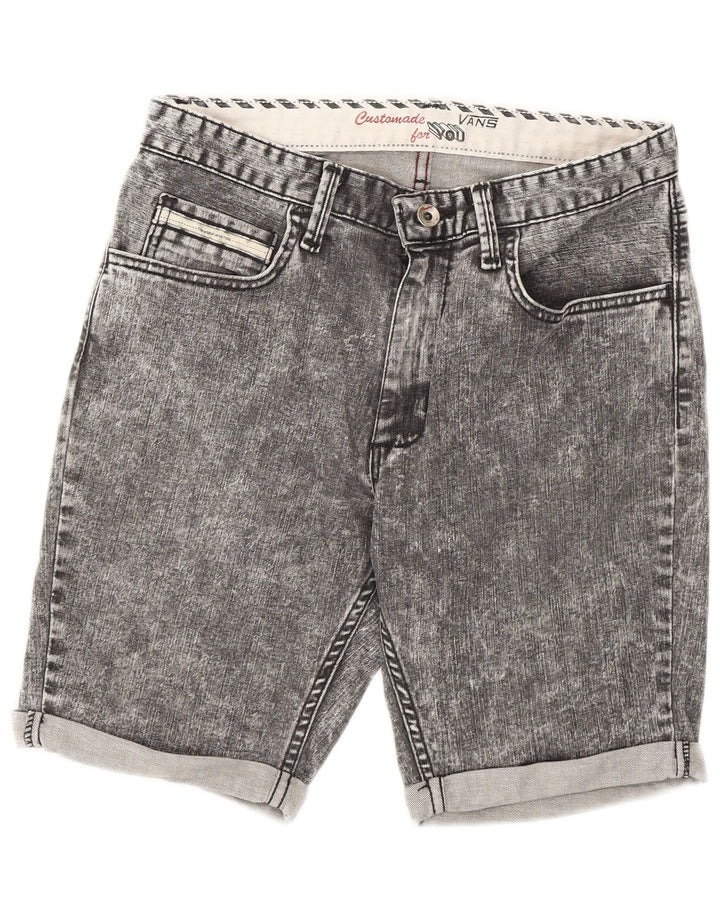 Женские джинсовые шорты Vans Acid Wash W28 среднего серого цвета