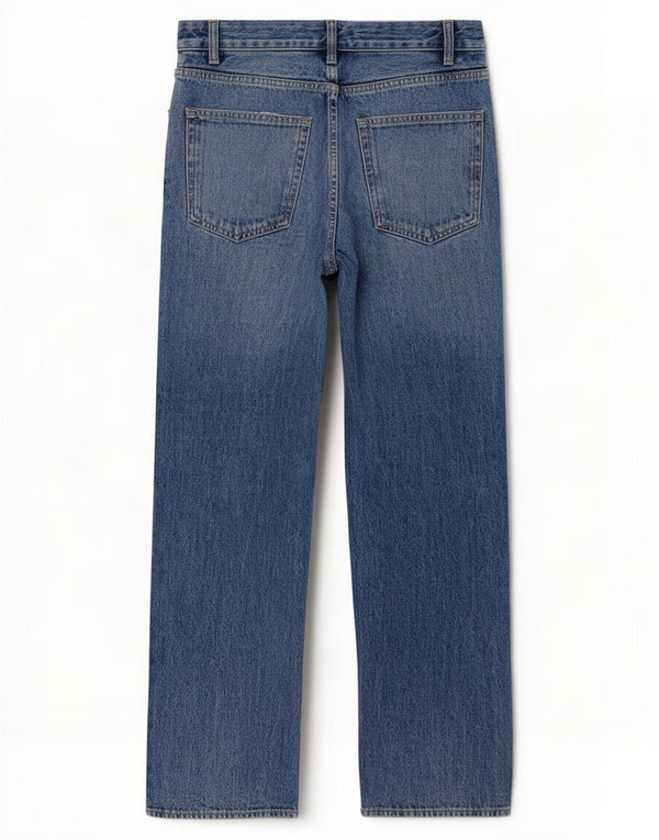 Женские прямые джинсы Zara с высокой посадкой EU 36 XS W26 L30, синий хлопок