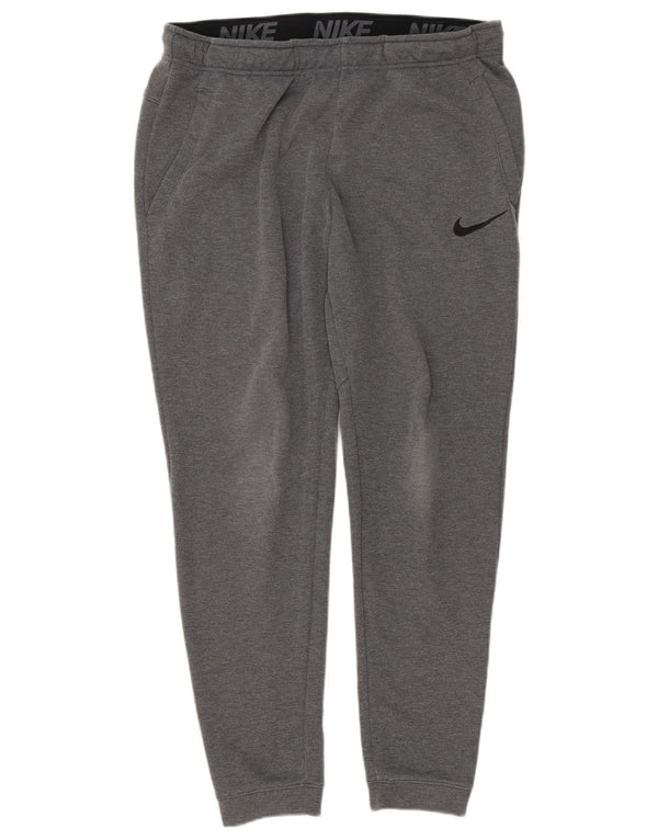 Мужские спортивные брюки Nike Dri Fit, джоггеры, большой серый полиэстер