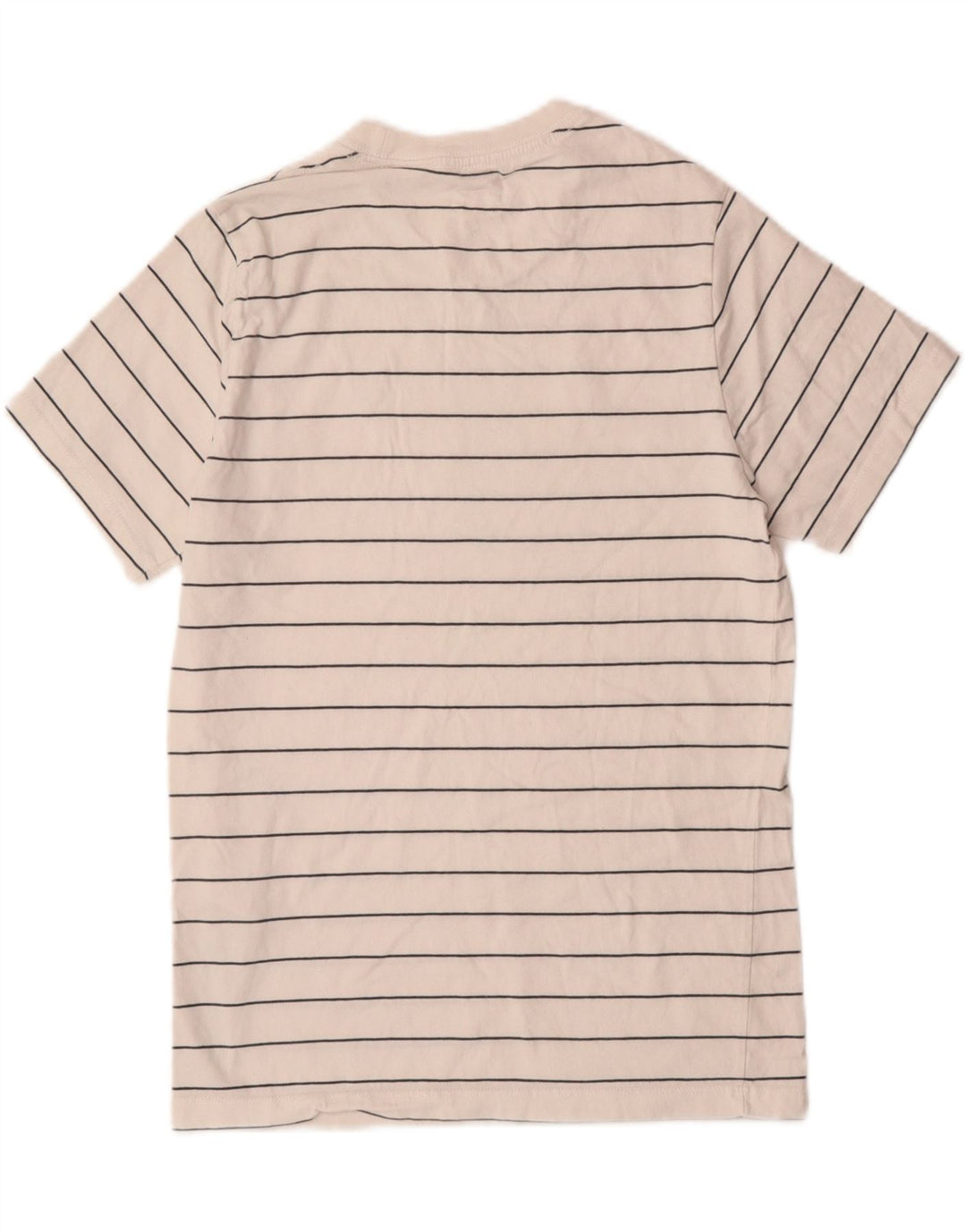 LEVI'S Mens T-Shirt Top XS White Striped Cotton Vintage Levi's and Second-Hand Levi's from Messina Hembry 