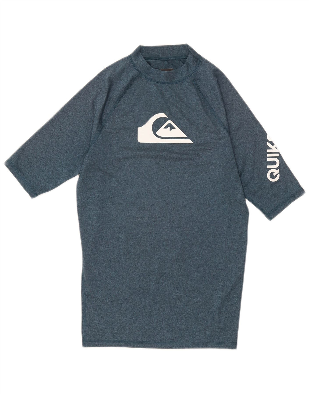 Мужская футболка с рисунком Quiksilver, маленький синий цвет